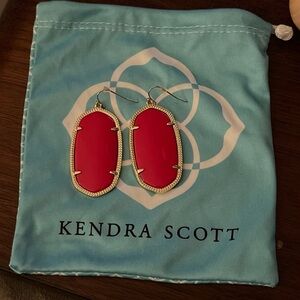 Kendra Scott Danielle Red Earrings